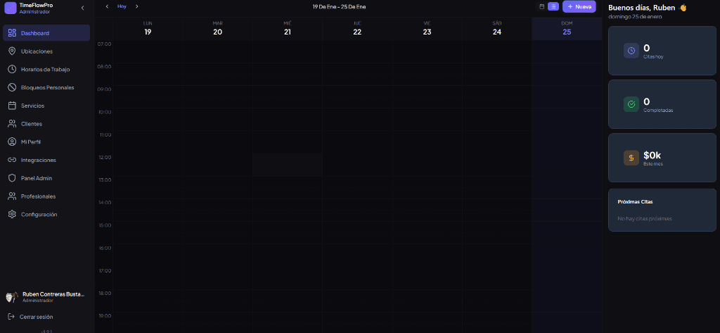 Aplicación de Agendamientos